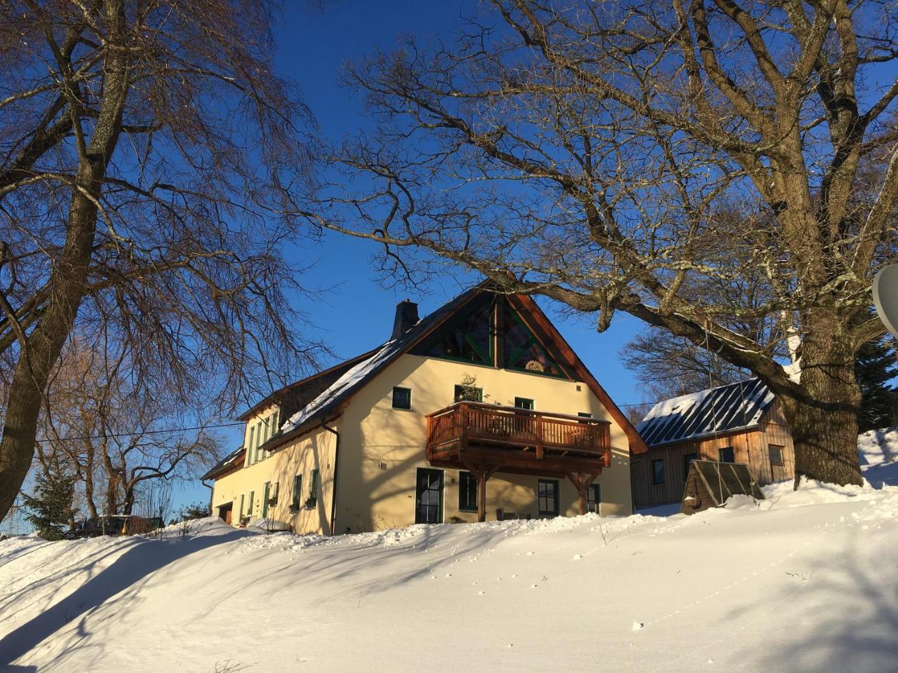 Ferienwohnung Laempelberg Klingenthal Buitenkant foto